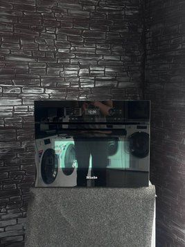 Духова шафа з Мікрохвильовкою Miele H 6400 OBSW 84 фото